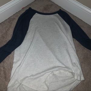 Long sleeve baseball tee